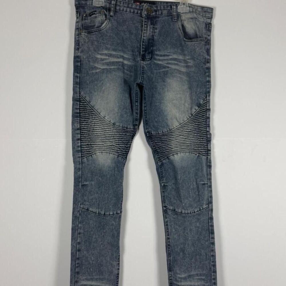 Phat-farm Men's Blue and Navy Jeans